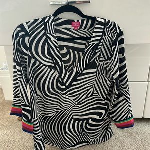 Black and white shirt